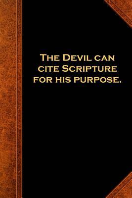 Read online Shakespeare Quote Journal Devil Cite Scripture: (Notebook, Diary, Blank Book) - NOT A BOOK | ePub