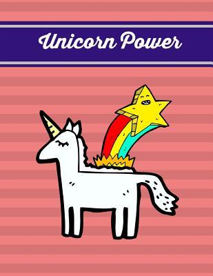 Download Unicorn Power: Light Coral Unicorn Notebook, Journal, Diary (Composition Book Journal) (Large, 8.5x11 In.) - NOT A BOOK file in PDF