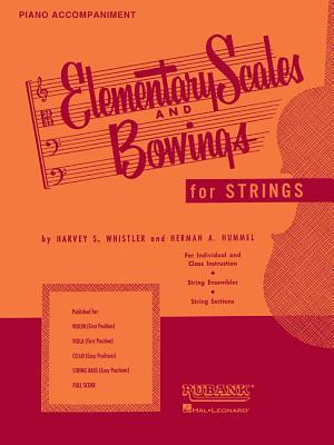 Read online Elementary Scales and Bowings - Piano Accompaniment - Harvey S. Whistler | PDF