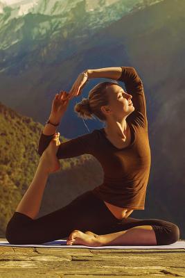 Read online Yoga Any Day Planner Notebook: Blank Scheduler Organizer - NOT A BOOK | ePub