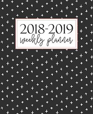 Read 2018-2019 Weekly Planner: Coral with Black & White Crosses - Papeterie Bleu | PDF