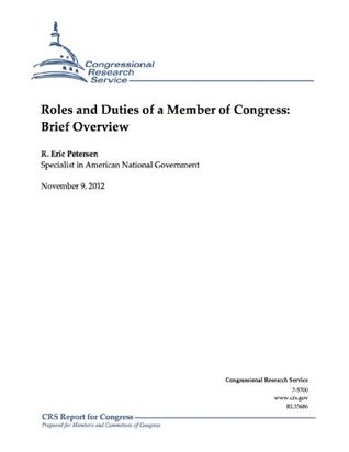 Read online Roles and Duties of a Member of Congress: Brief Overview - R. Eric Petersen file in PDF