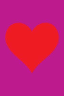 Download Blank Notebook - 100 Pages - Red Heart on Mauve: Unlined / Unruled Cream Paper; Page Numbers; Blank Table of Contents; 6 X 9; 15.2 CM X 22.9 CM -  file in PDF