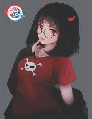Read online Anime Manga Dot Grid Notebook: Beautiful and Cute Anime Sexy Devil Girl with Glasses Red Shirt Cover - Journal and Planner Organizer - Inkway Star file in PDF