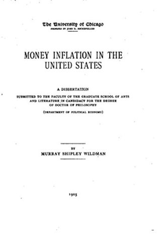 Download Money inflation in the United States, a study in social pathology - Murray Shipley Wildman | ePub