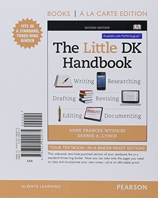 Read online The Little DK Handbook [with MyWritingLab Code] - Anne Frances Wysocki file in PDF