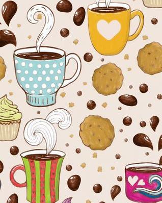 Download Coffee and Cookies Notebook: (8 X 10 Large)(Lined) Blank Composition Notebook Organizer Planner Sketchbook Gratitude Diary Whimsical Pattern Splashes Pretty Cup Lover Chocolate Chip -  | PDF