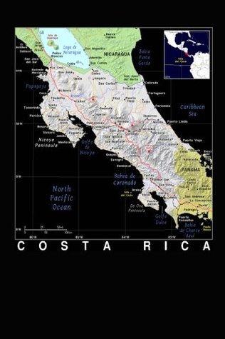 Read online Modern Day Color Map of Costa Rica Journal: Take Notes, Write Down Memories in this 150 Page Lined Journal - Map Lovers Journal | PDF