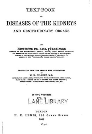 Read Text-book of diseases of the kidneys and genito-urinary organs - Paul Fürbringer file in PDF