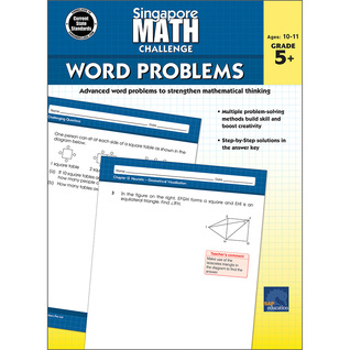 Read Singapore Math Challenge Word Problems, Grades 5 - 8 - Singapore Math file in PDF